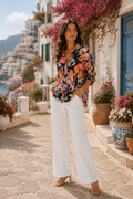 Blouse Éclat Floral par Michael Tyler