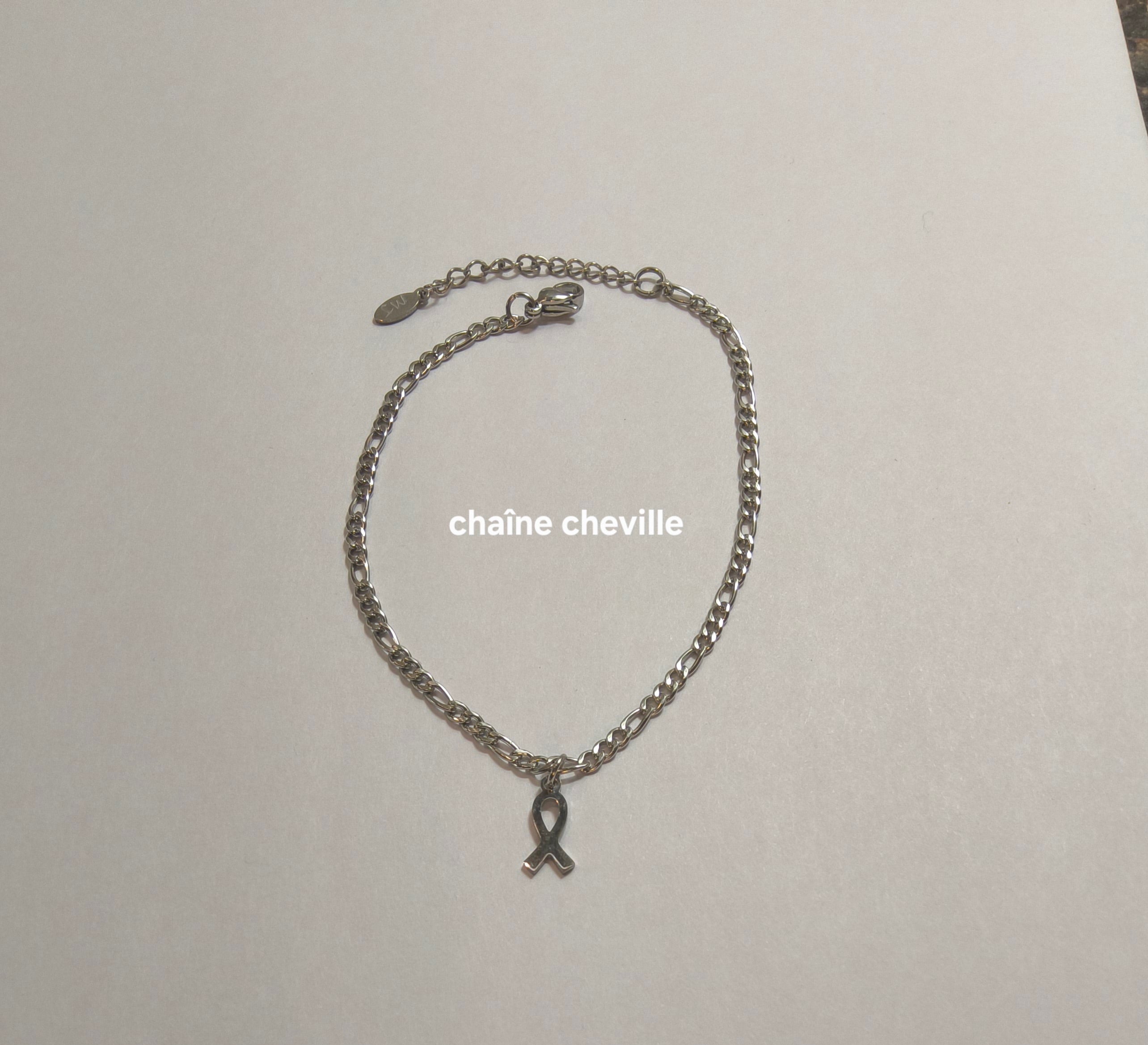 Chaîne cheville en acier par Créations MJ