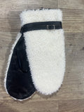 Furlux pour Femme Moufles en Cuir véritable