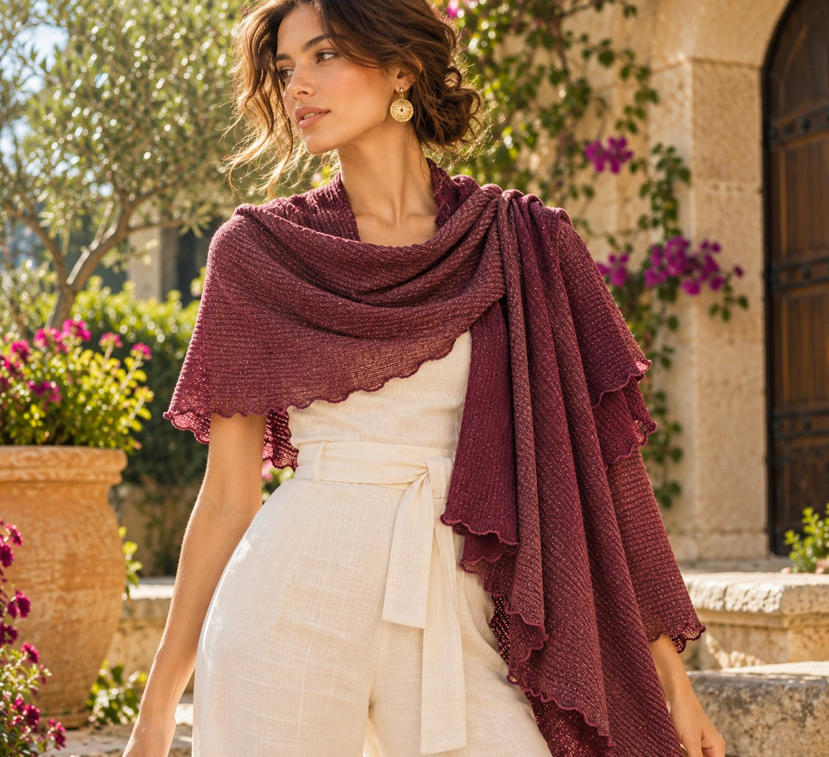 Syracus scarf by Anne de Shalla