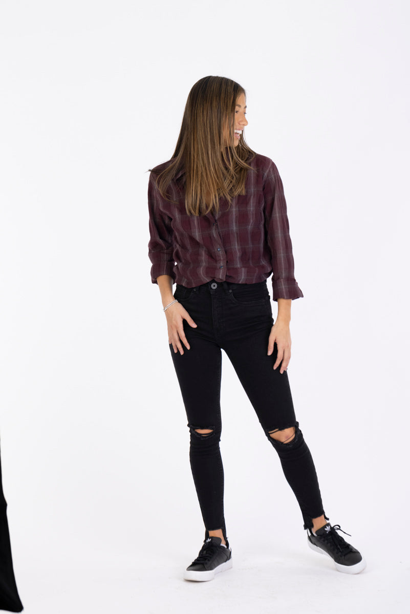 ARETHA RIPPED HIGHY WAIST par Joe Jeans