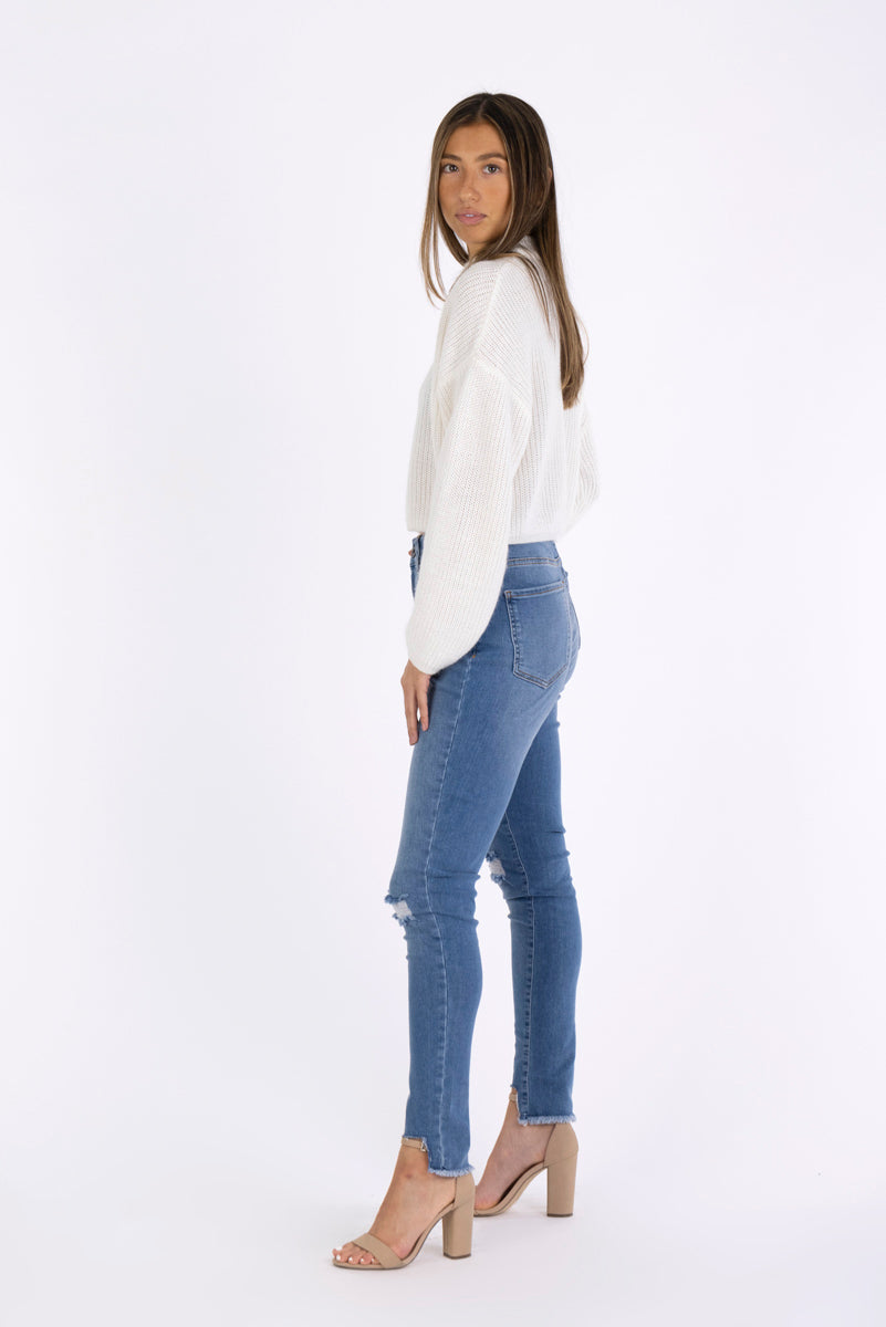 ARETHA RIPPED HIGHY WAIST par Joe Jeans