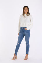 ARETHA RIPPED HIGHY WAIST par Joe Jeans