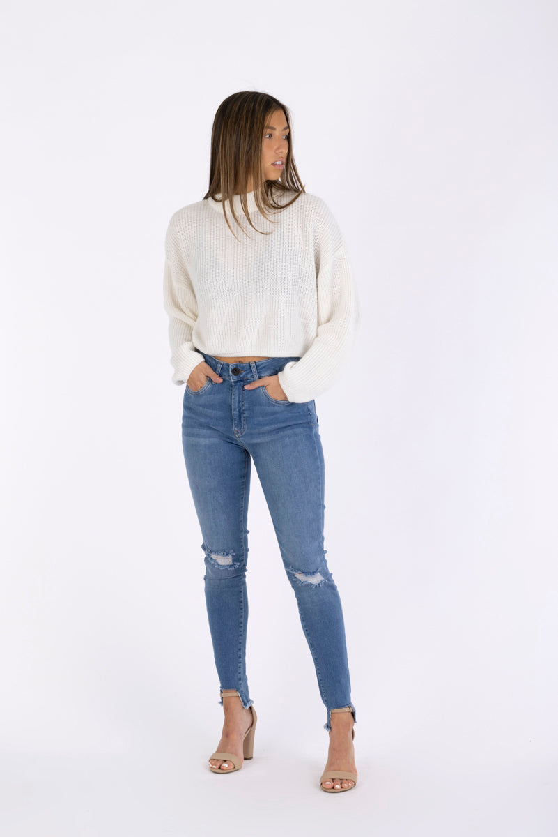 ARETHA RIPPED HIGHY WAIST par Joe Jeans