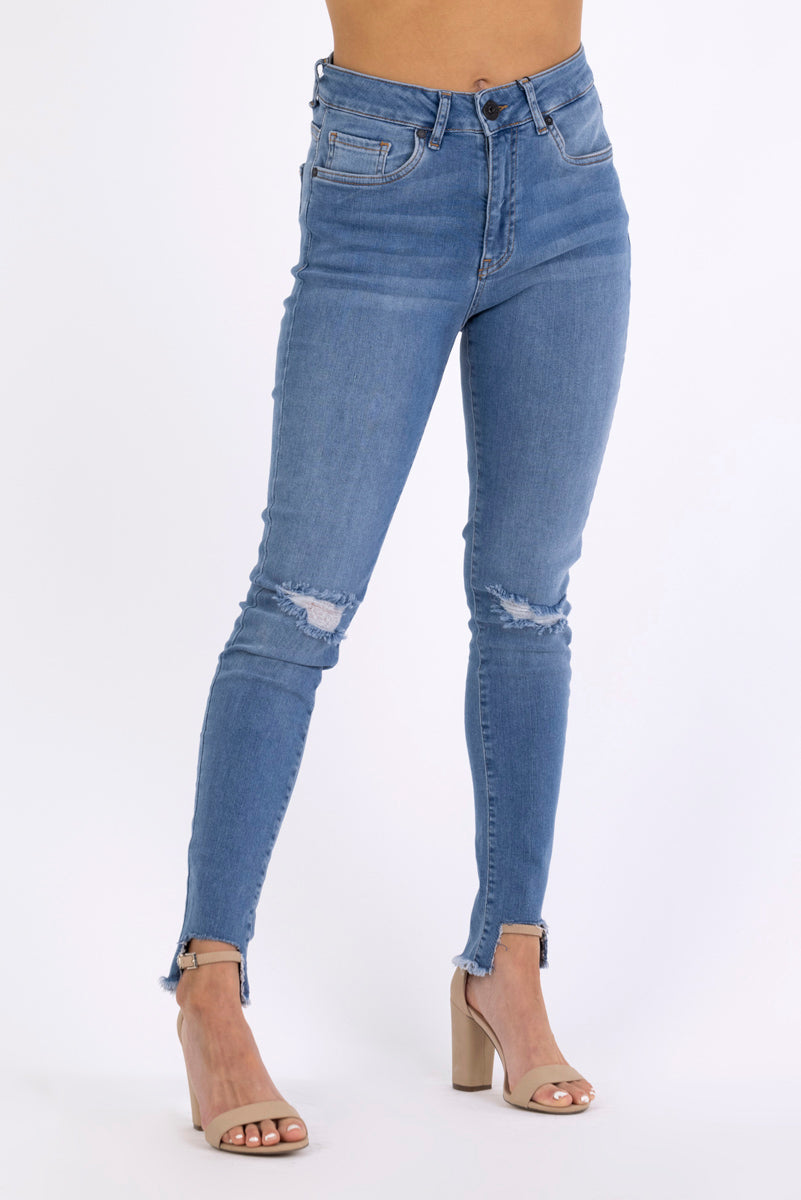 ARETHA RIPPED HIGHY WAIST par Joe Jeans