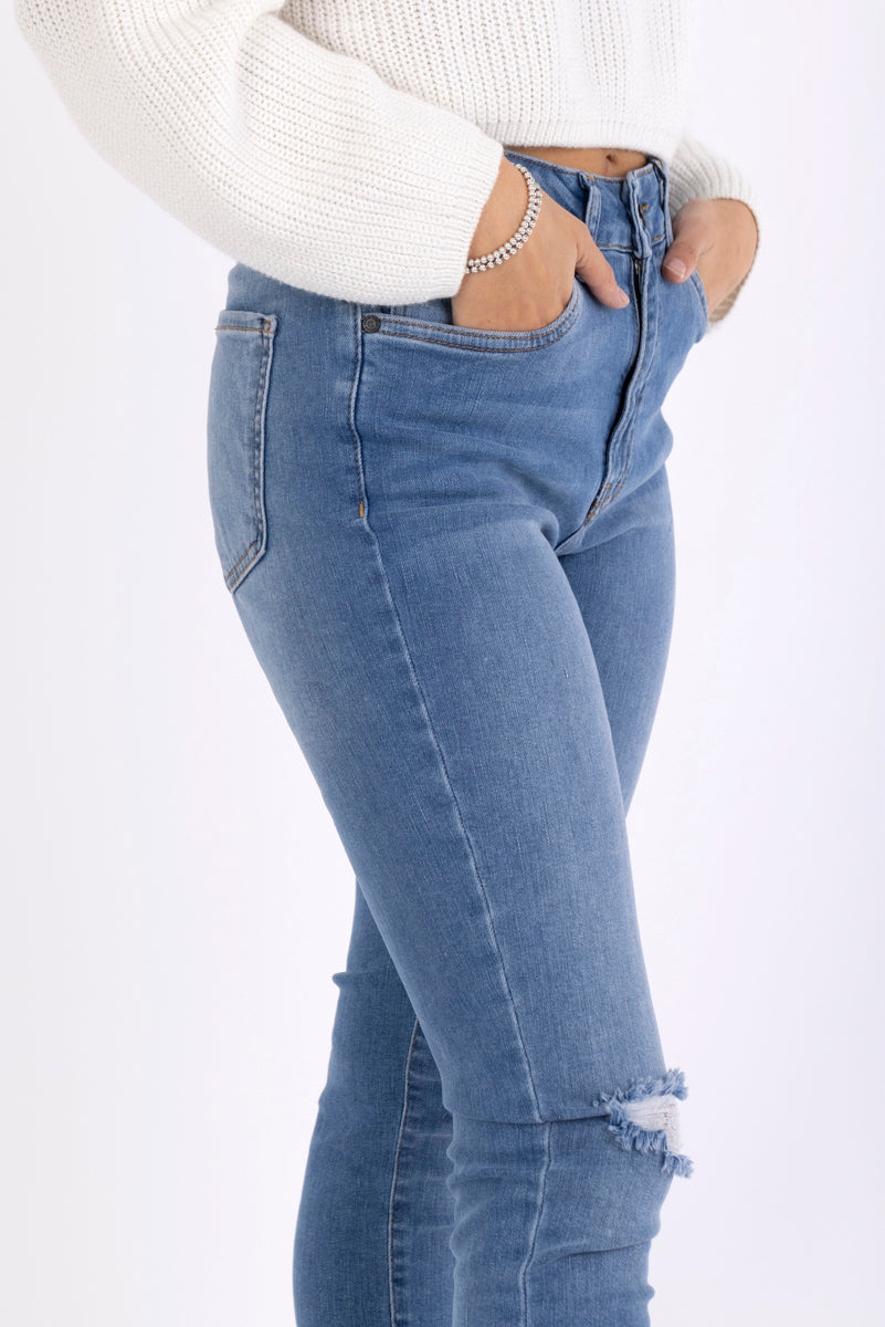 ARETHA RIPPED HIGHY WAIST par Joe Jeans