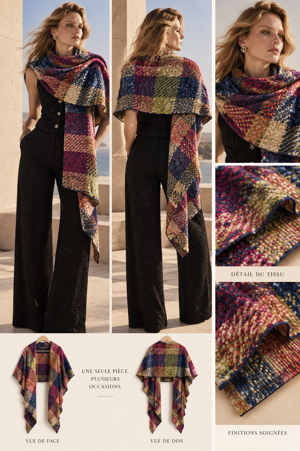 Syracus scarf by Anne de Shalla