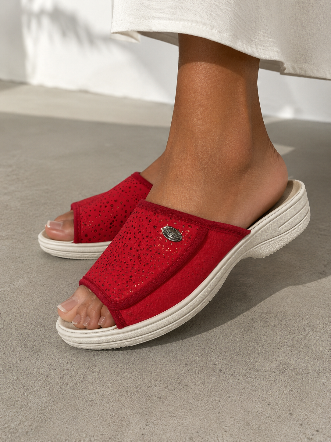Sandales Heidi Rouge pour Femmes