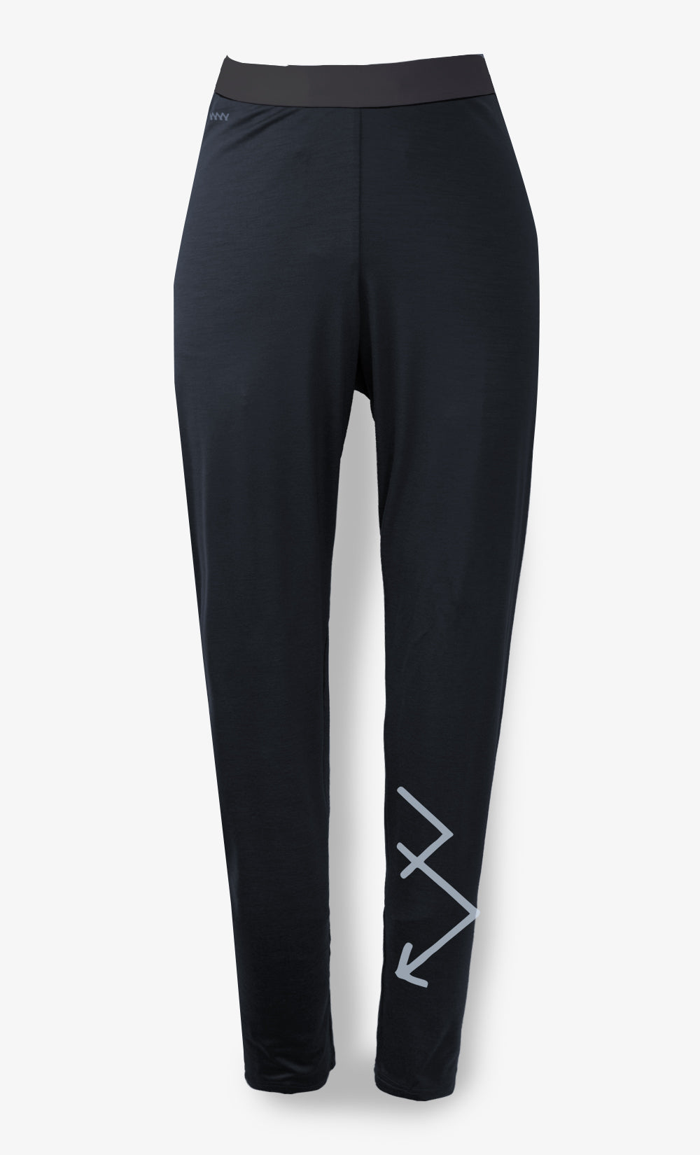 Legging Mérino Stretchwool™ Femme Noir - Flèche
