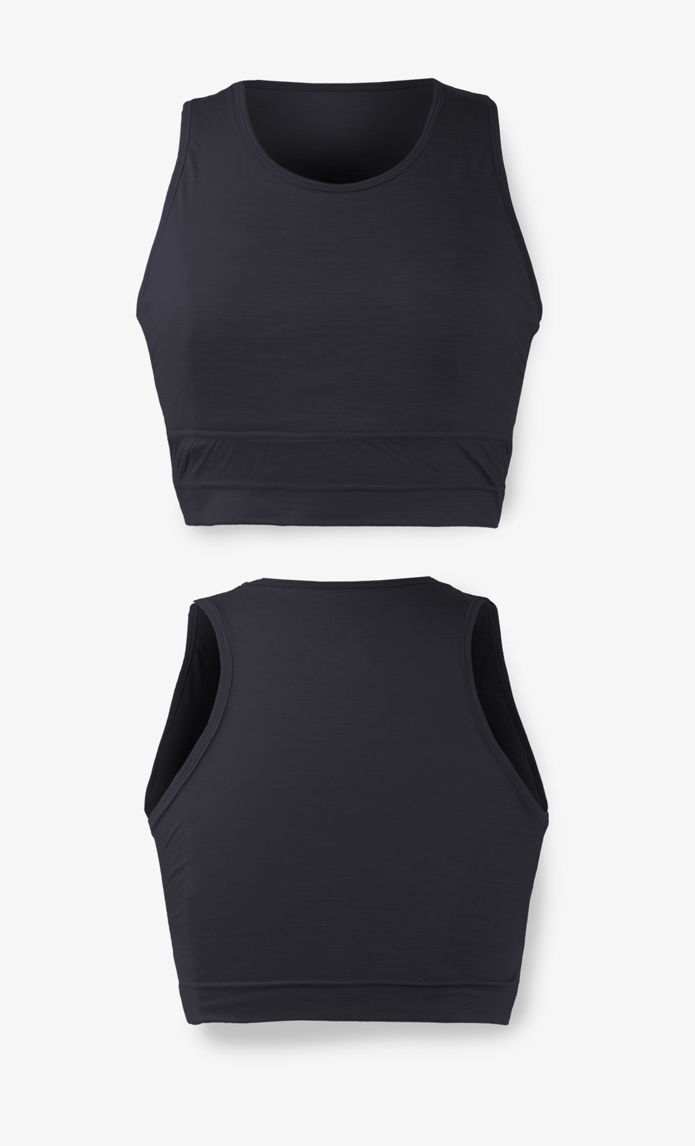 Soutien-gorge Active Bra Mérino Stretchwool™ Femme - Noir