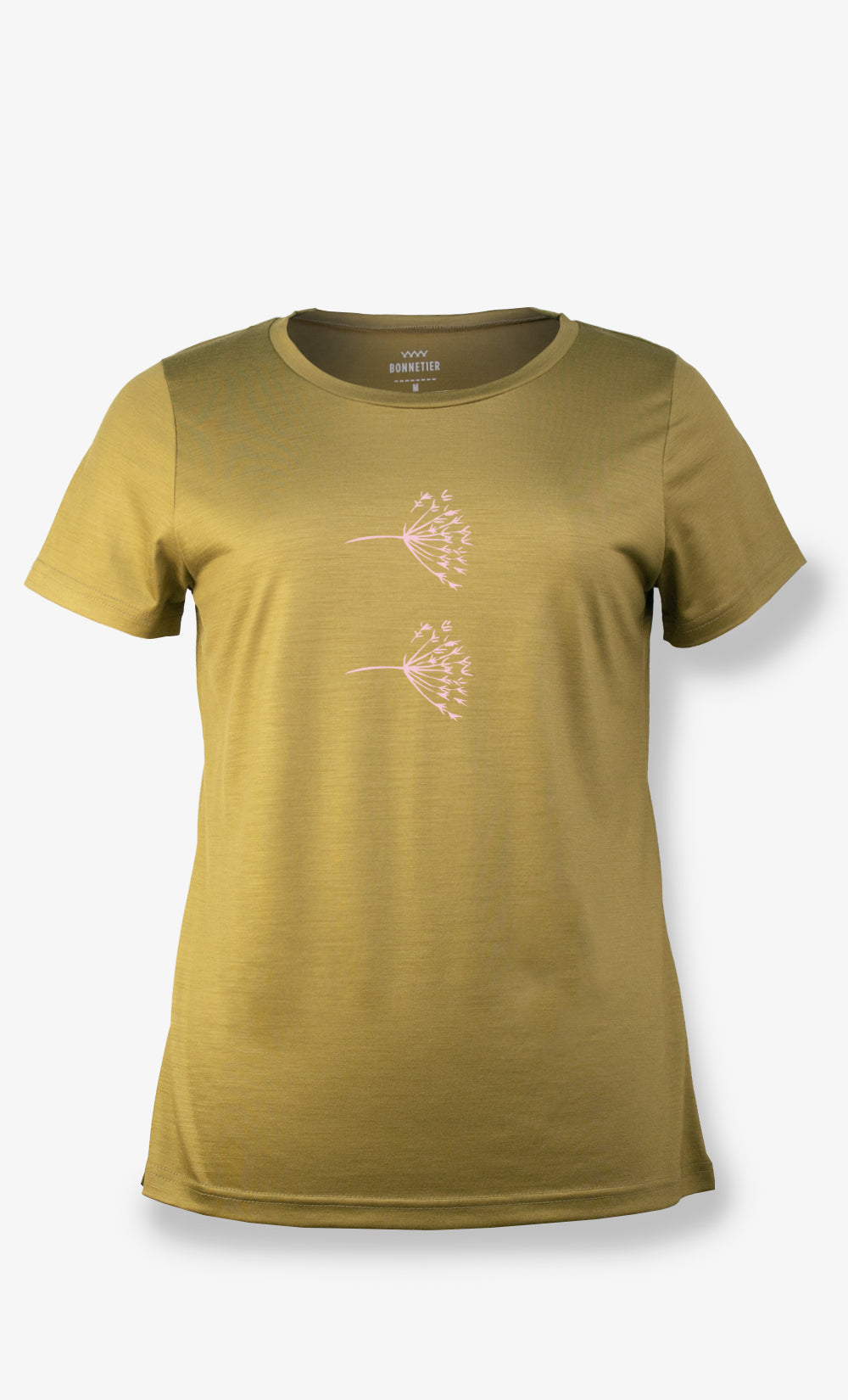 T-Shirt Mérinos Femme Miel Ultra Léger - Deux Pissenlits