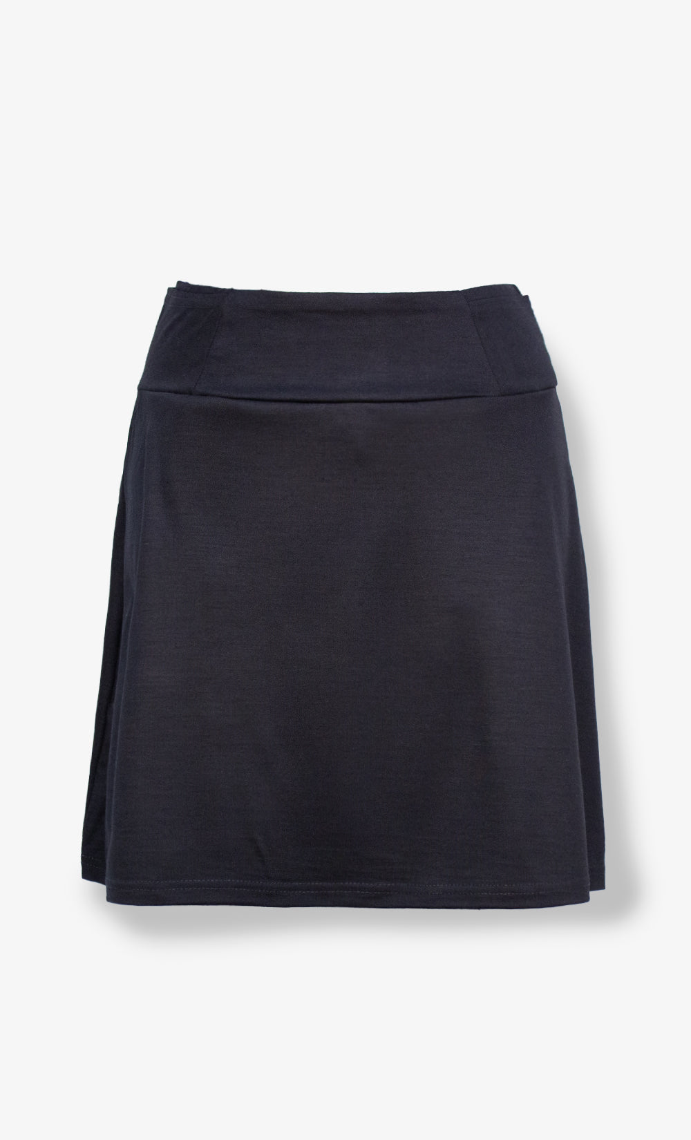 Jupe Short Mérinos Noir - Cargo