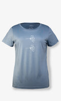 T-Shirt Mérinos Femme Dauphin Ultra Léger - Deux Pissenlits
