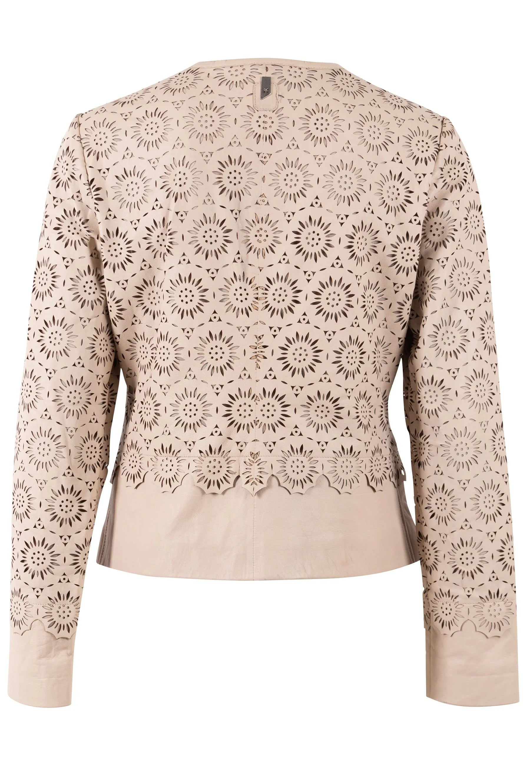 Veste en cuir Lacey RF Couleur Bone par Mauritius