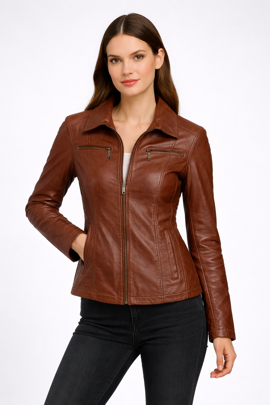 Veste en cuir