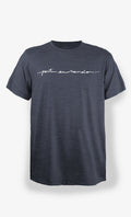 T-Shirt Mérinos Homme Charbon Chiné Ultra Léger - Parti En Rando