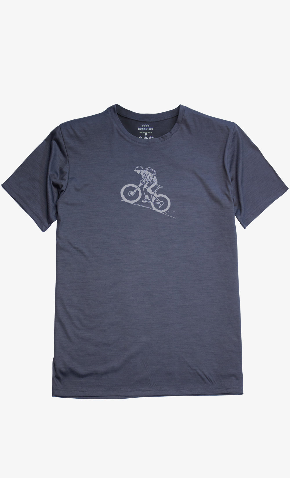 T-Shirt Mérinos Homme Charbon Ultra Léger - Up Hill
