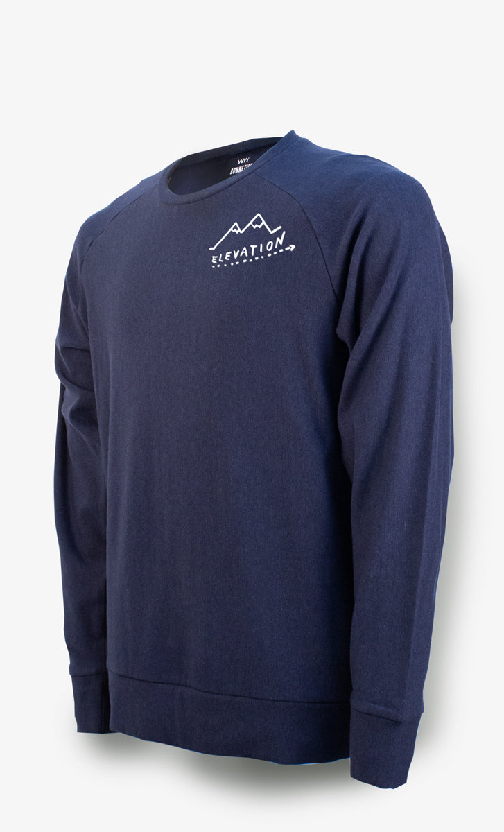 Manches Longues Homme Marine - Élévation