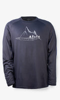 Manches Longues Mérinos Stretchwool™ Homme Raglan Charbon - Massif