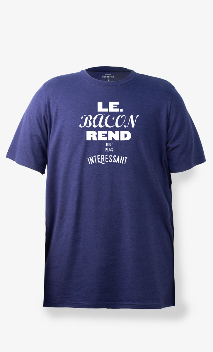 T-Shirt Homme Cobalt - Bacon
