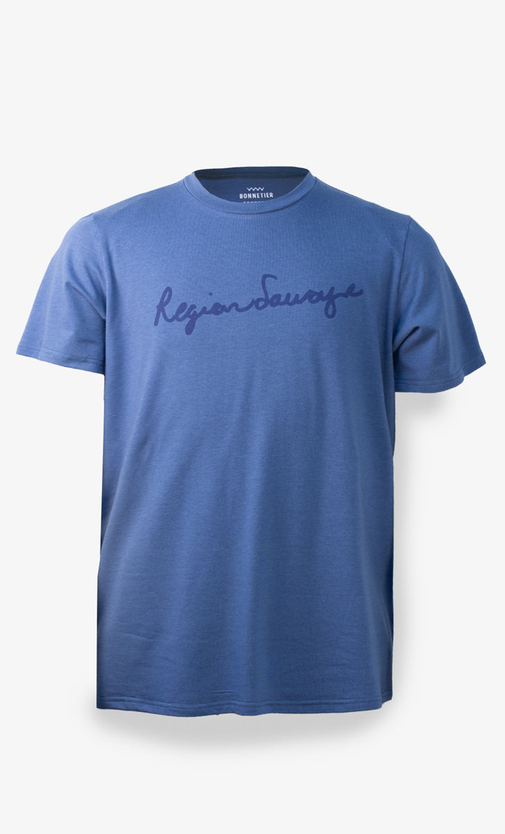 T-Shirt Homme Bleu Royal - Sauvage
