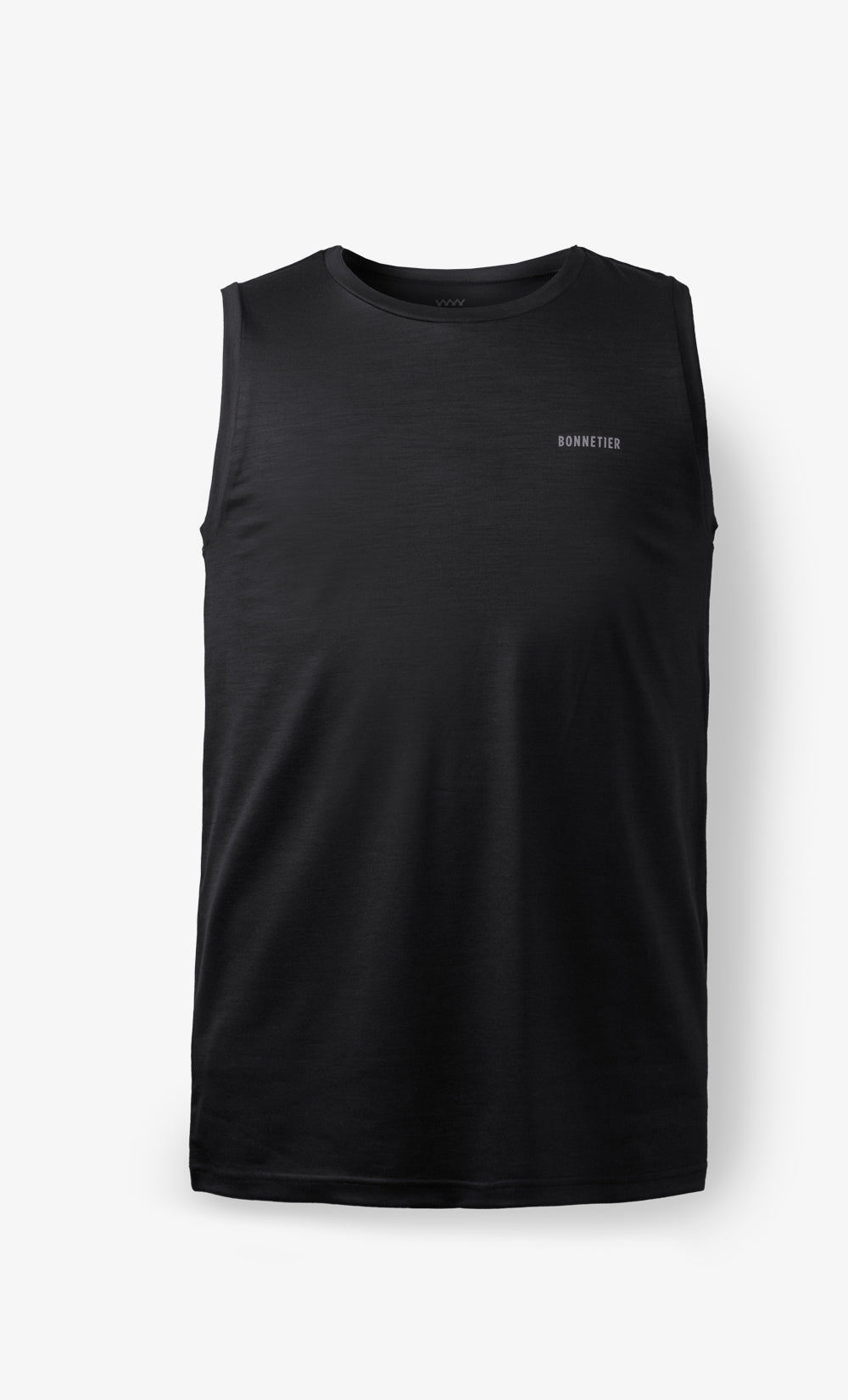 Camisole Mérino Stretchwool™ Homme Noir - Bonnetier