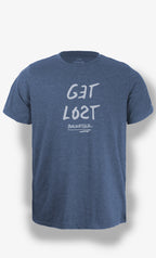 T-Shirt Homme Bleu Chiné - Get Lost