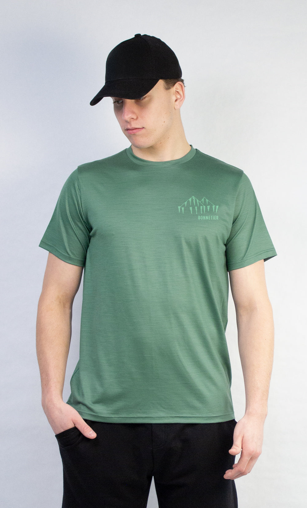 T-Shirt Mérinos Homme Sauje Ultra Léger - Bonnetier Tente