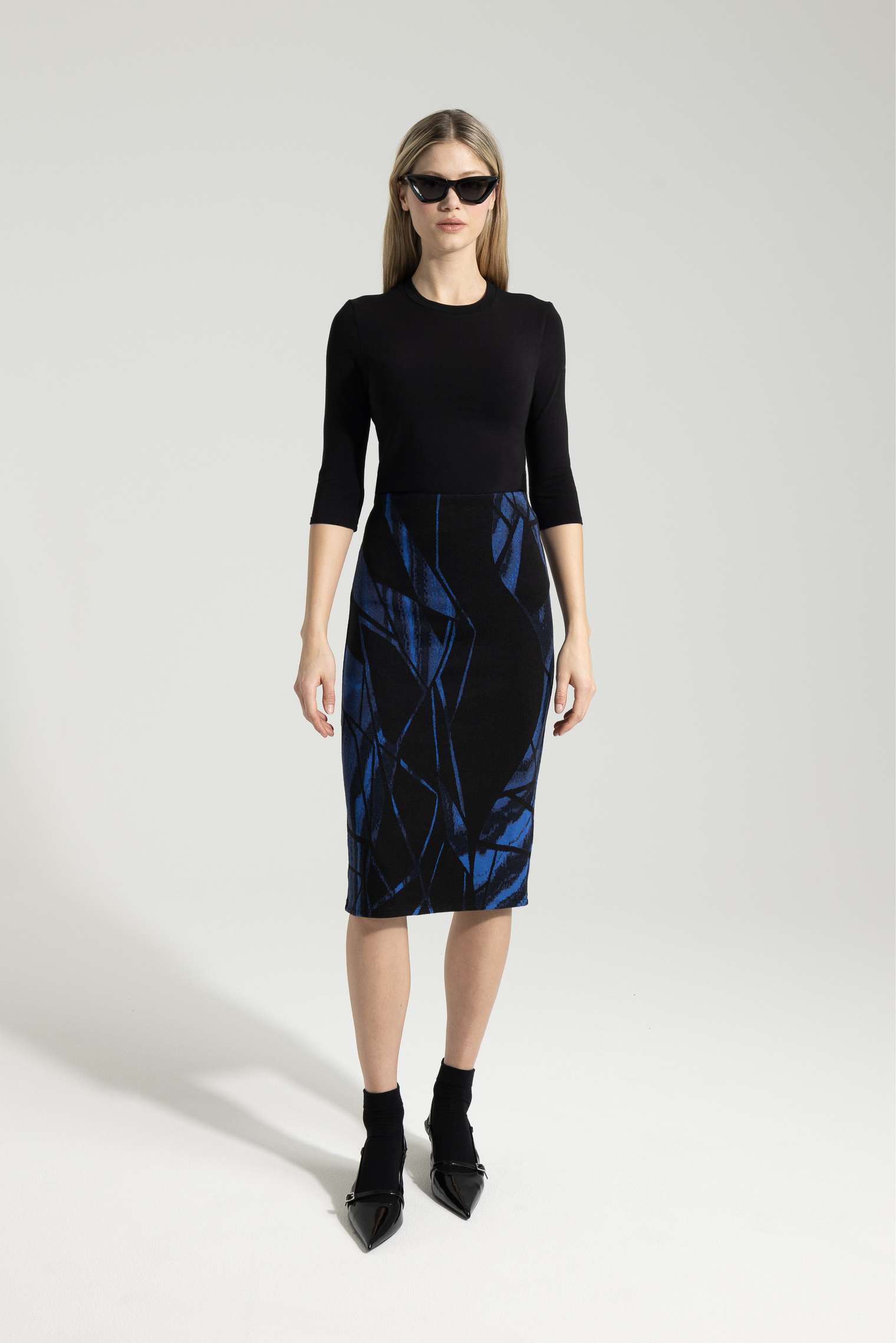 Jupe VITA - Bleu Royale par Nadya Toto