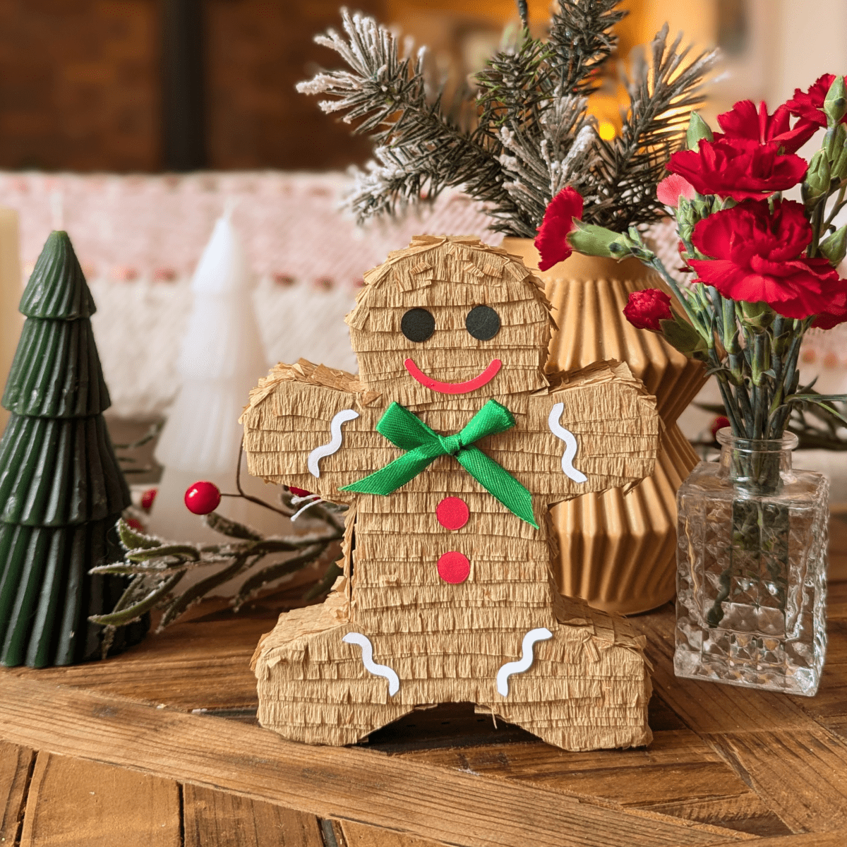 Boîte de friandises de Noël en pain d'épice - Fille par Lula Flora