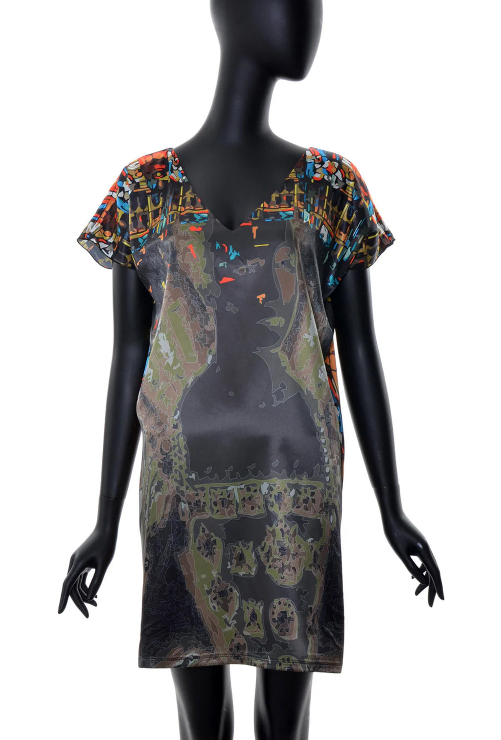 Robe│Tunique satinée no.364-Notre Dame