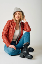 MANTEAU CUIR FEMME - ALLICE RF - Salsa