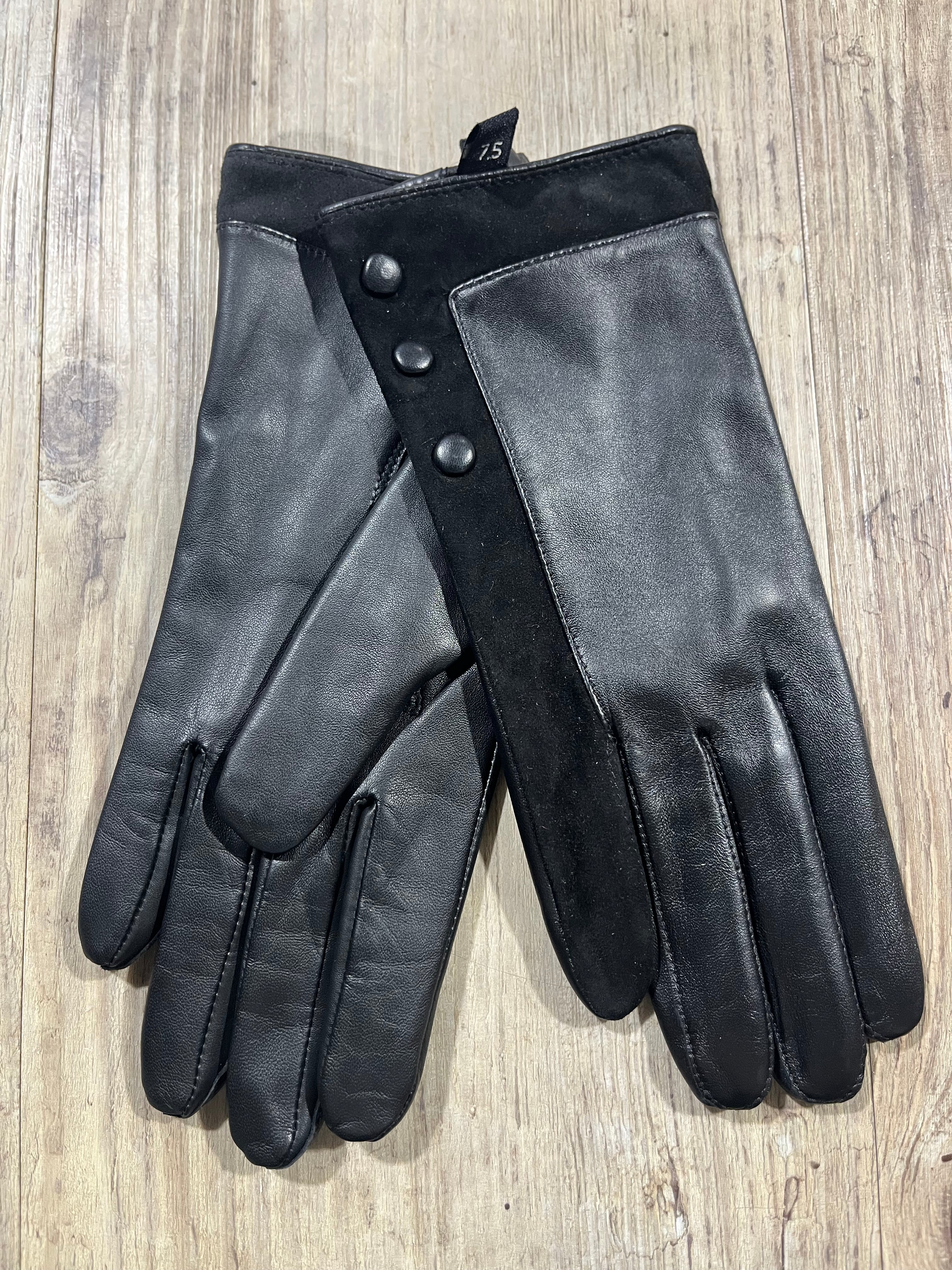 Gants en cuir et suède - Femmes