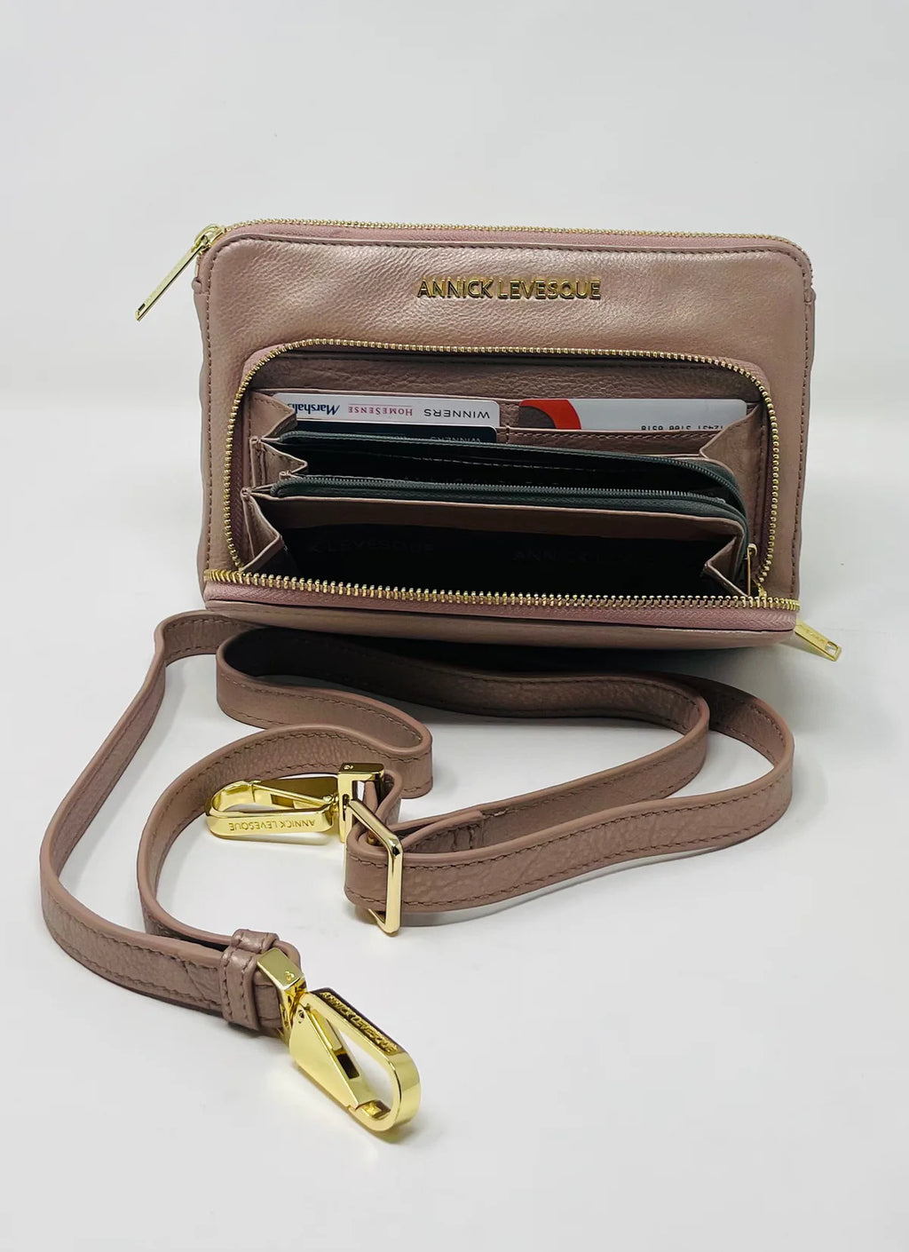 Petit sac à main-portefeuille Carmen par Annick-Levesque