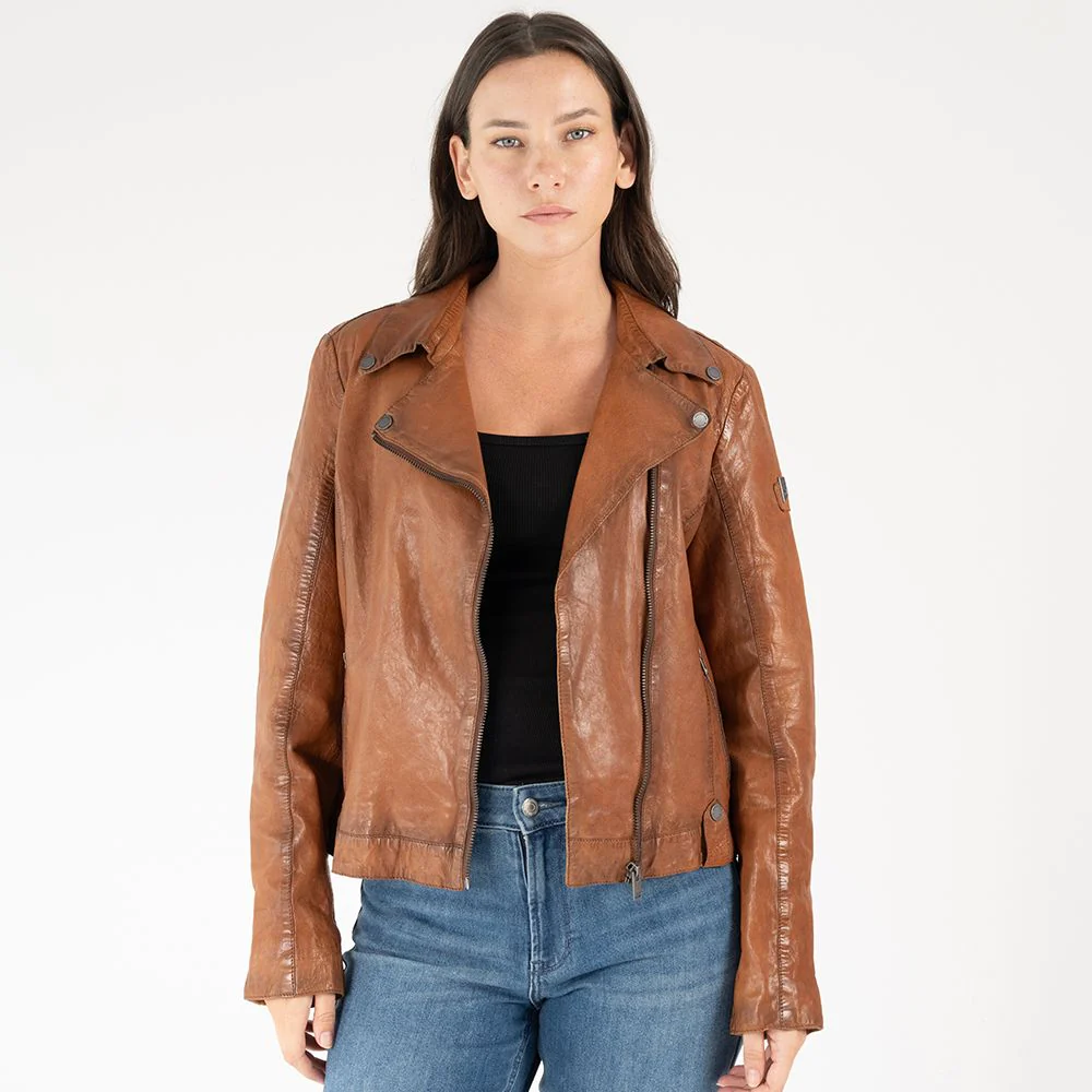 MANTEAU CUIR FEMME - FAYOLA RF