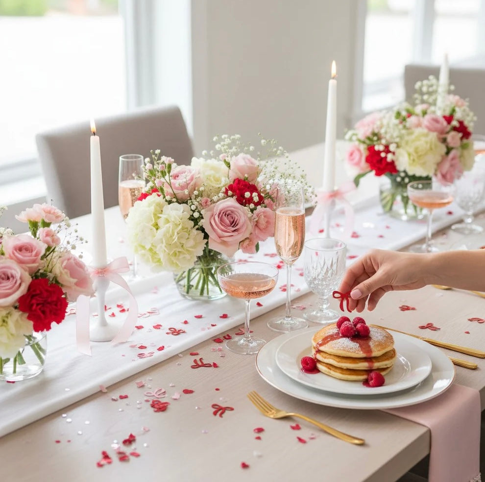 Confettis Coquette Nœud pour la Saint-Valentin
