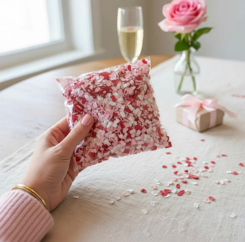 Confettis Coquette Nœud pour la Saint-Valentin
