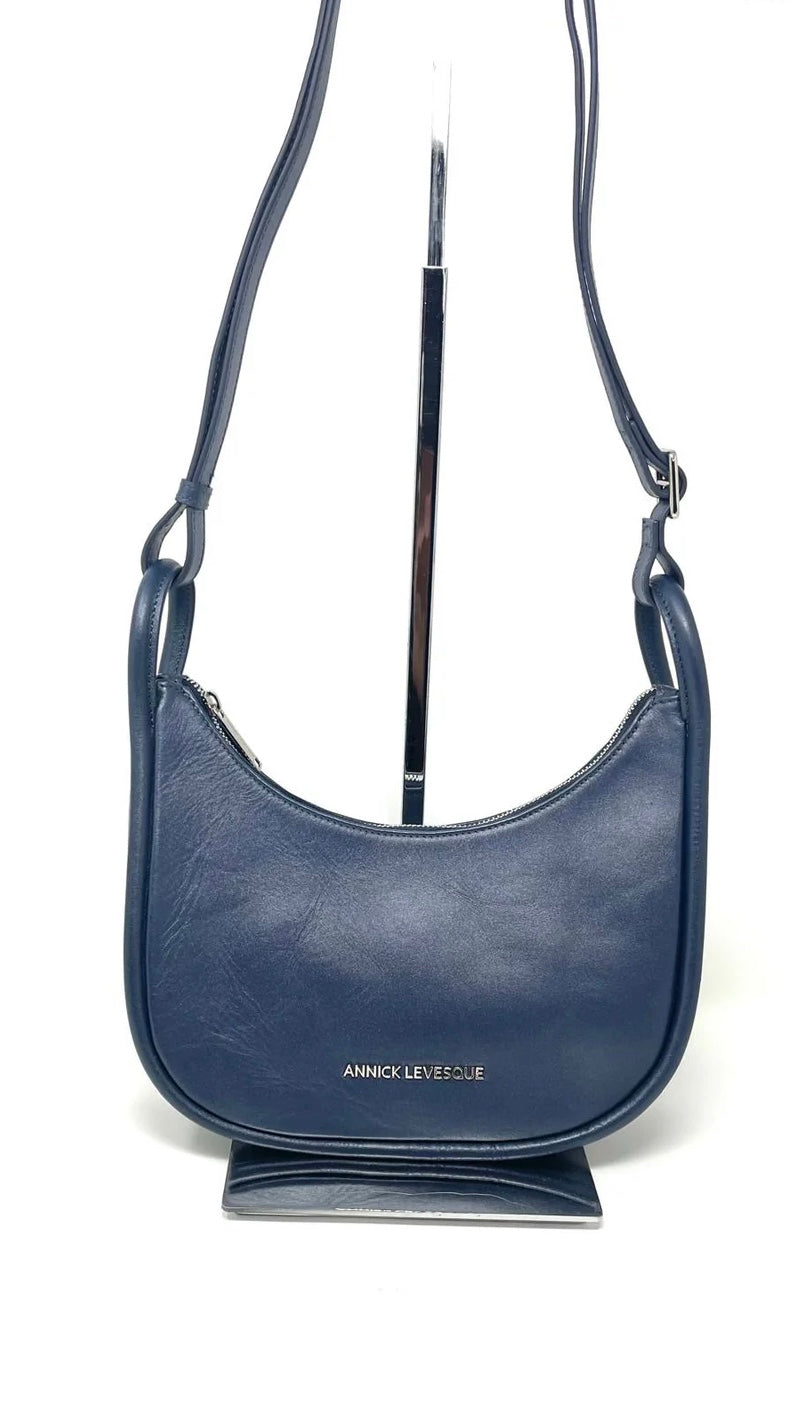 Petit Sac à bandoulière en Cuir véritable, SABRINA par Annick-Levesque