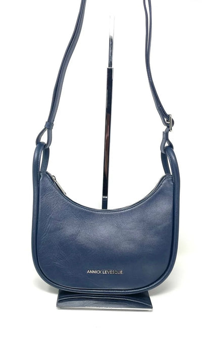 Small Genuine Leather Shoulder Bag, SABRINA by Annick-Levesque