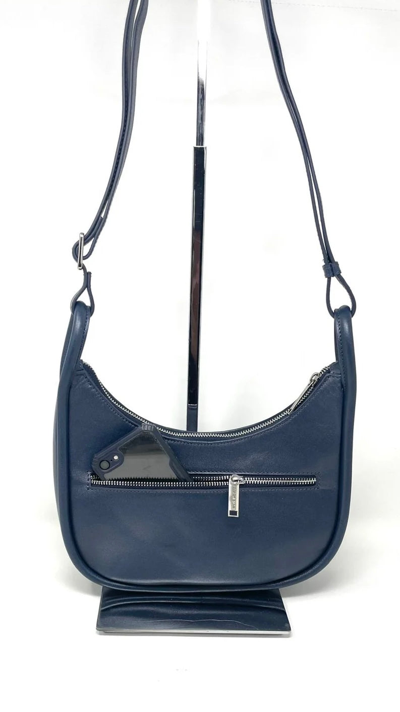 Petit Sac à bandoulière en Cuir véritable, SABRINA par Annick-Levesque