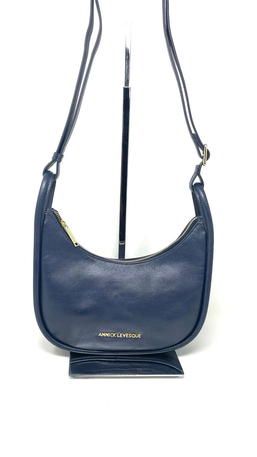 Petit Sac à bandoulière en Cuir véritable, SABRINA par Annick-Levesque