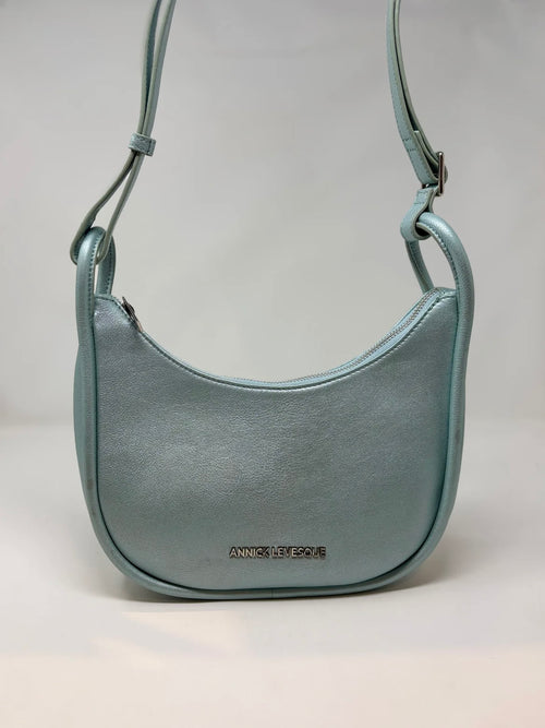 Petit Sac à bandoulière en Cuir véritable, SABRINA par Annick-Levesque