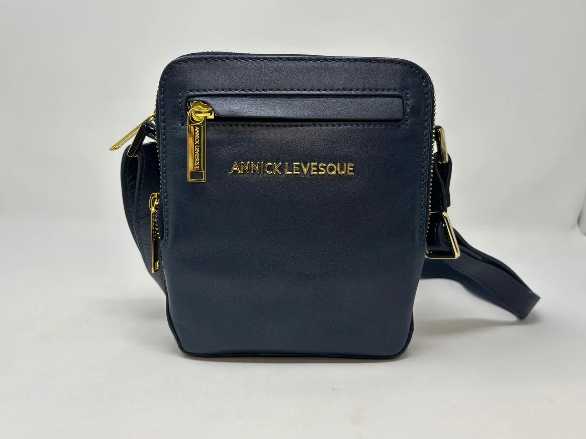 Petit Sac en Cuir véritable, NADINE par Annick-Levesque