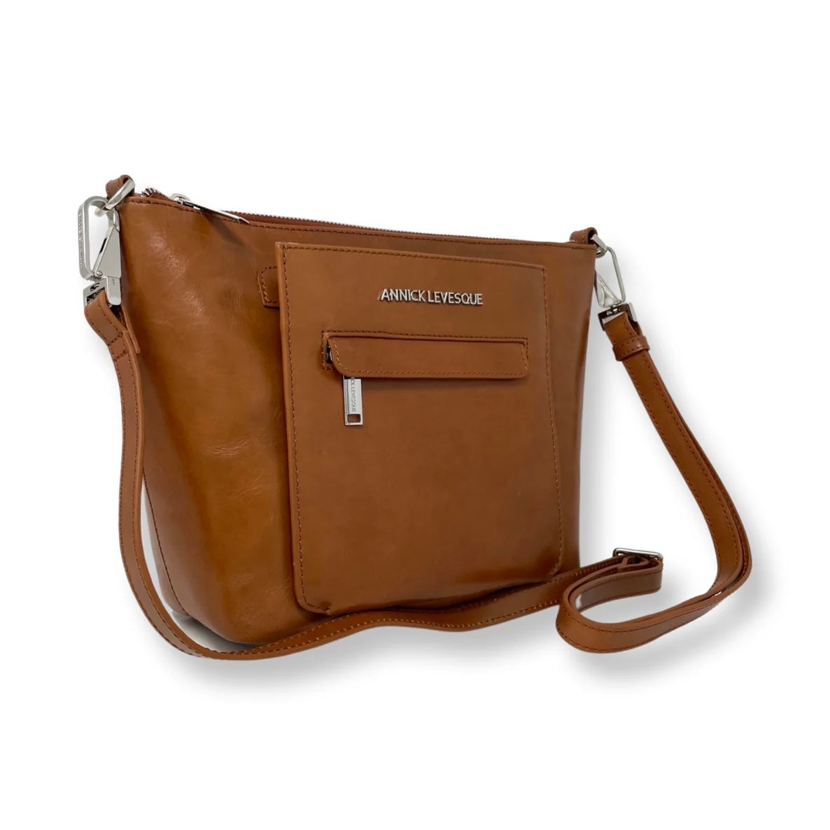 Sac à main en Cuir véritable, LINA par Annick-Levesque