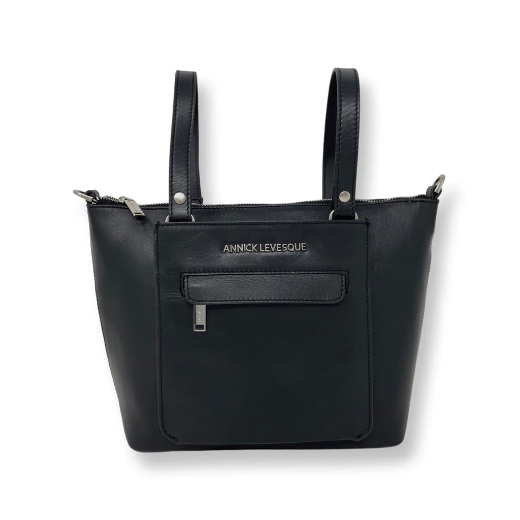 Sac à main en Cuir véritable, LINA par Annick-Levesque