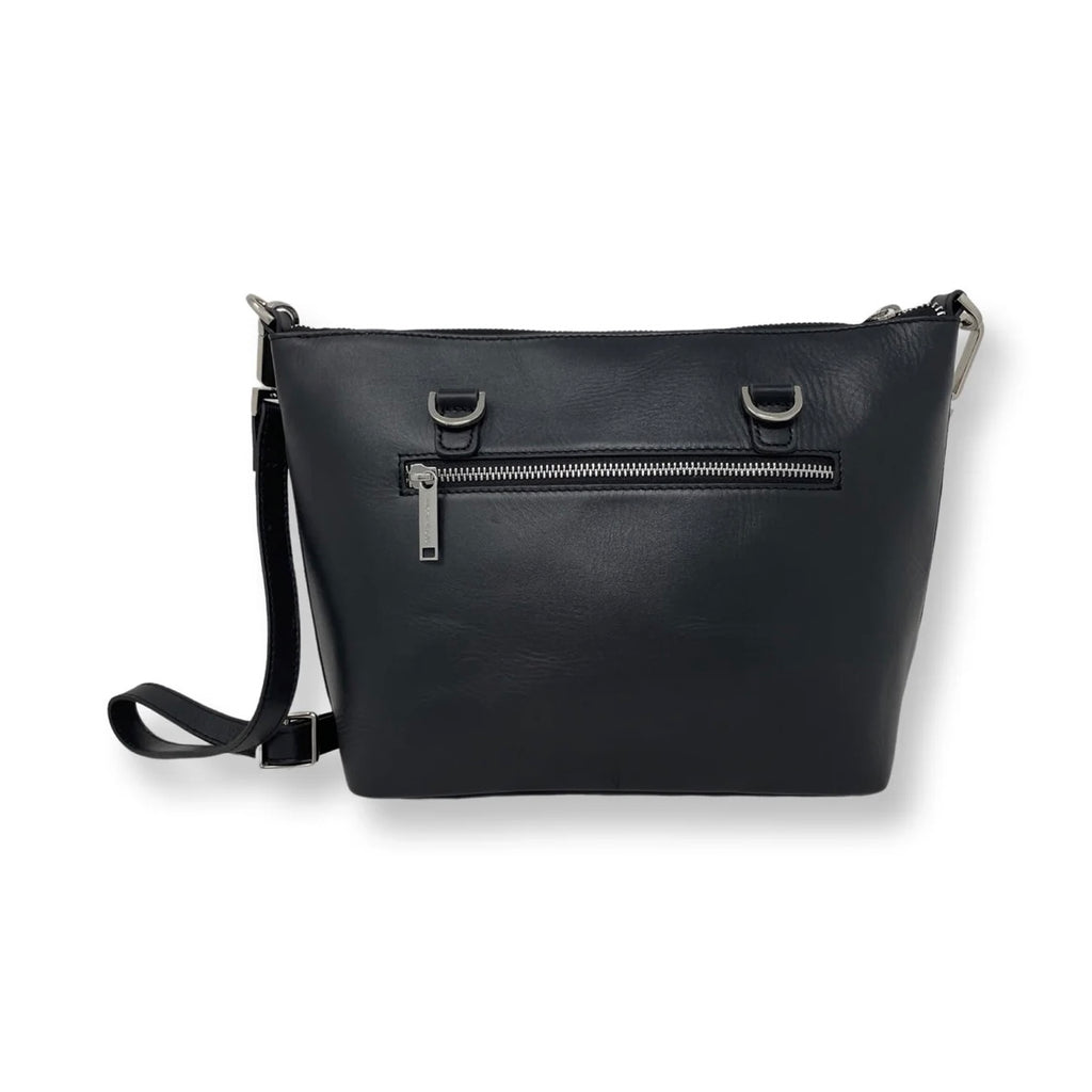 Sac à main en Cuir véritable, LINA par Annick-Levesque