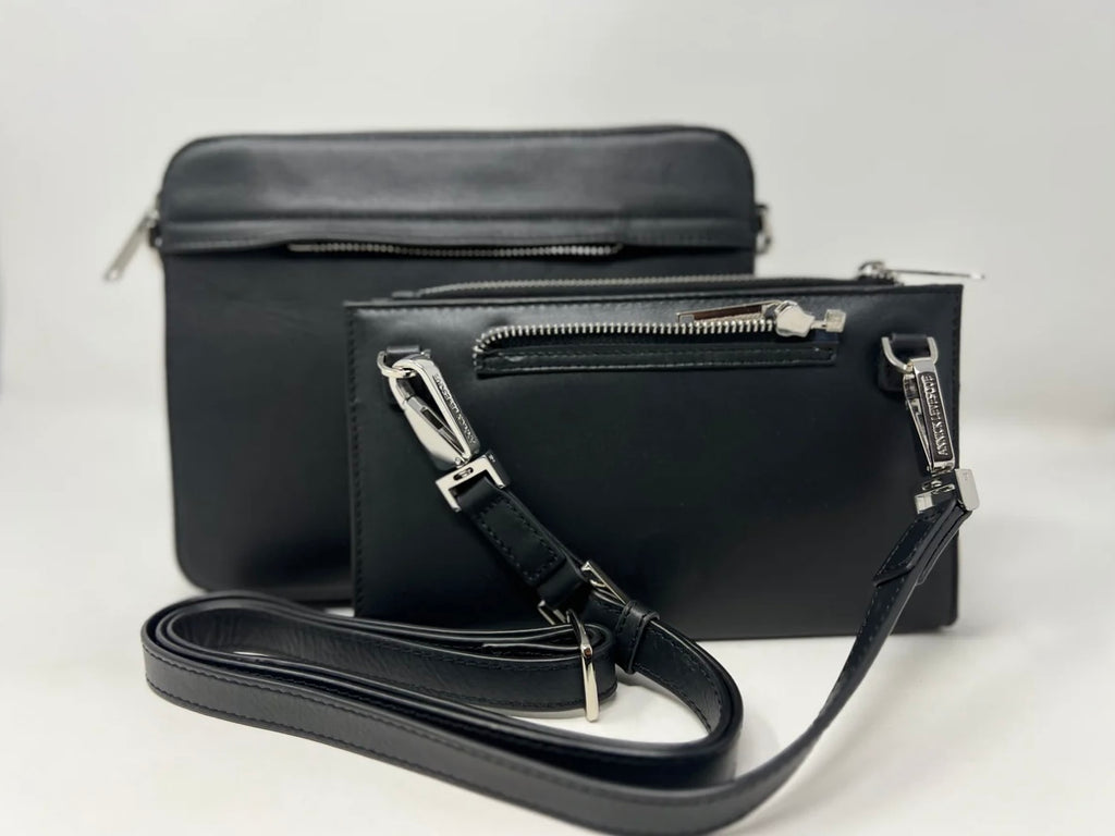 Petit Sac à bandoulière en Cuir véritable, KENNEDI par Annick-Levesque