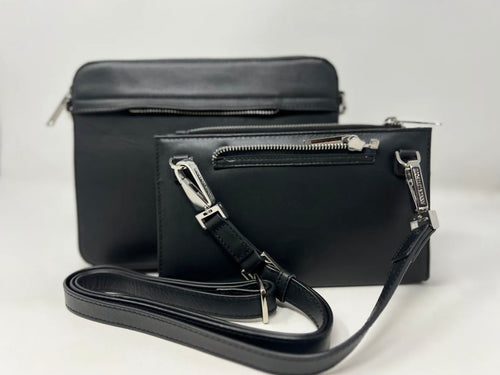 Petit Sac à bandoulière en Cuir véritable, KENNEDI par Annick-Levesque