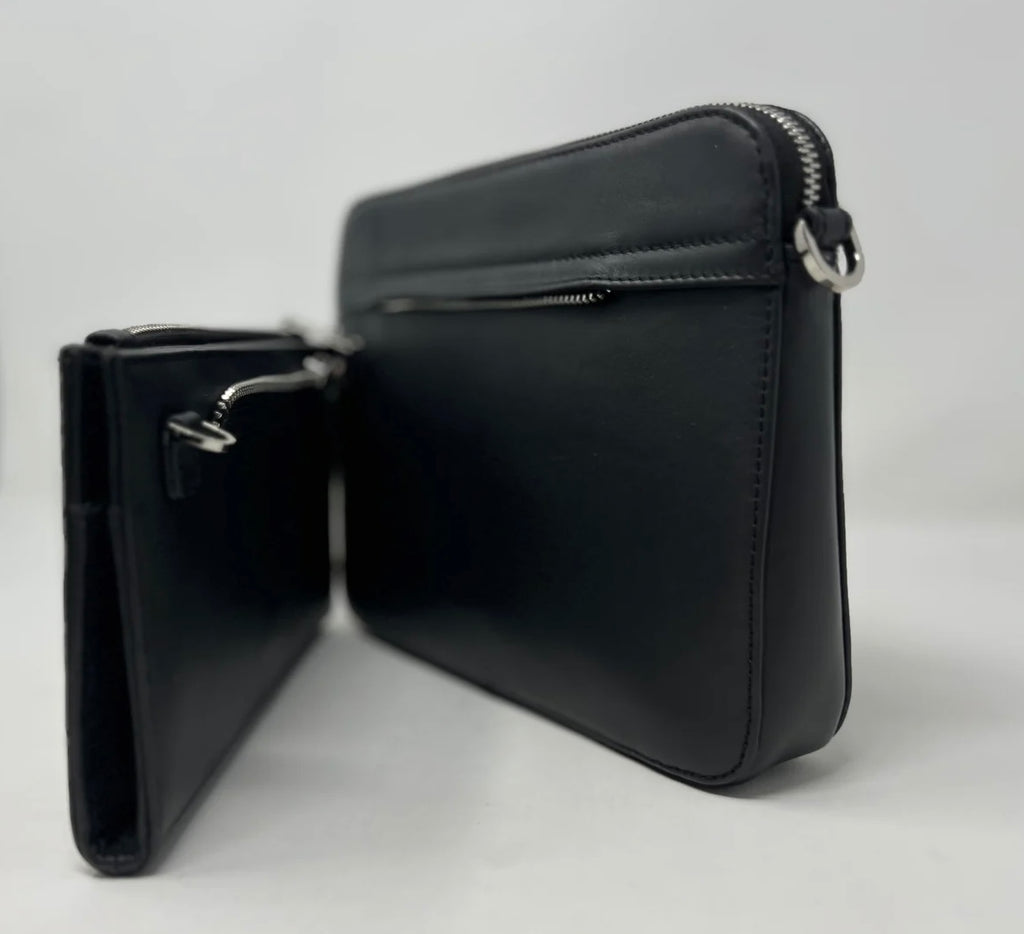 Petit Sac à bandoulière en Cuir véritable, KENNEDI par Annick-Levesque