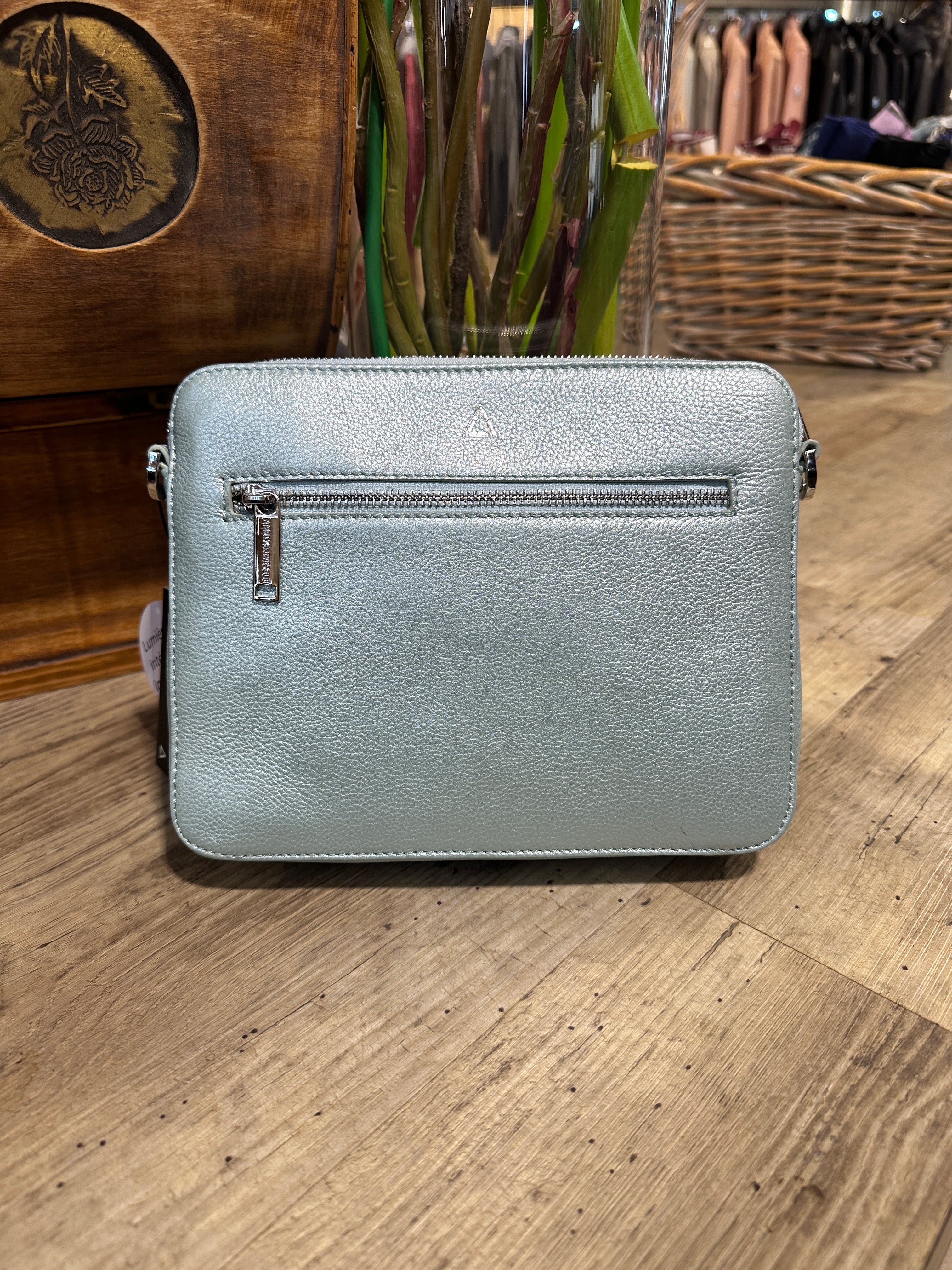 Petit Sac à bandoulière en Cuir véritable, KENNEDI par Annick-Levesque